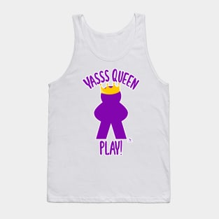 Yas Queen Play Funny Board Game Design Tank Top